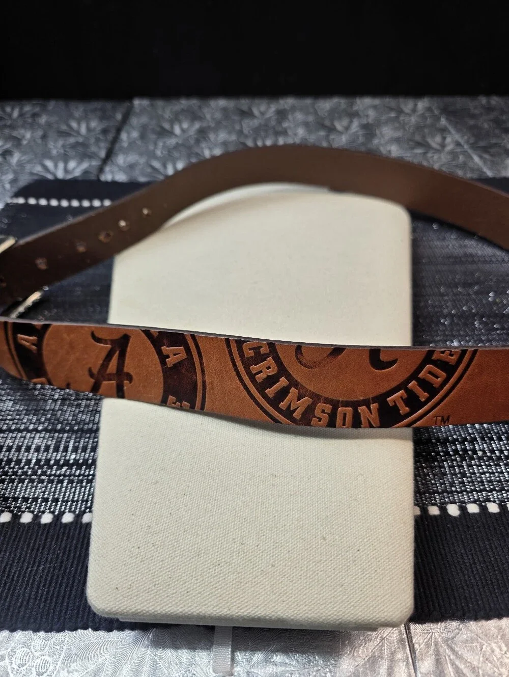 Eagle Wings Alabama Crimson Tide Brandish Leather Belt
